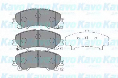 KAVO PARTS kbp6618 -  Комплект тормозных колодок, дисковый тормоз
